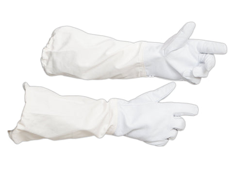 FOREST BEEKEEPING SUPPLY long canvas sleeves with elastic cuffs protect forearms