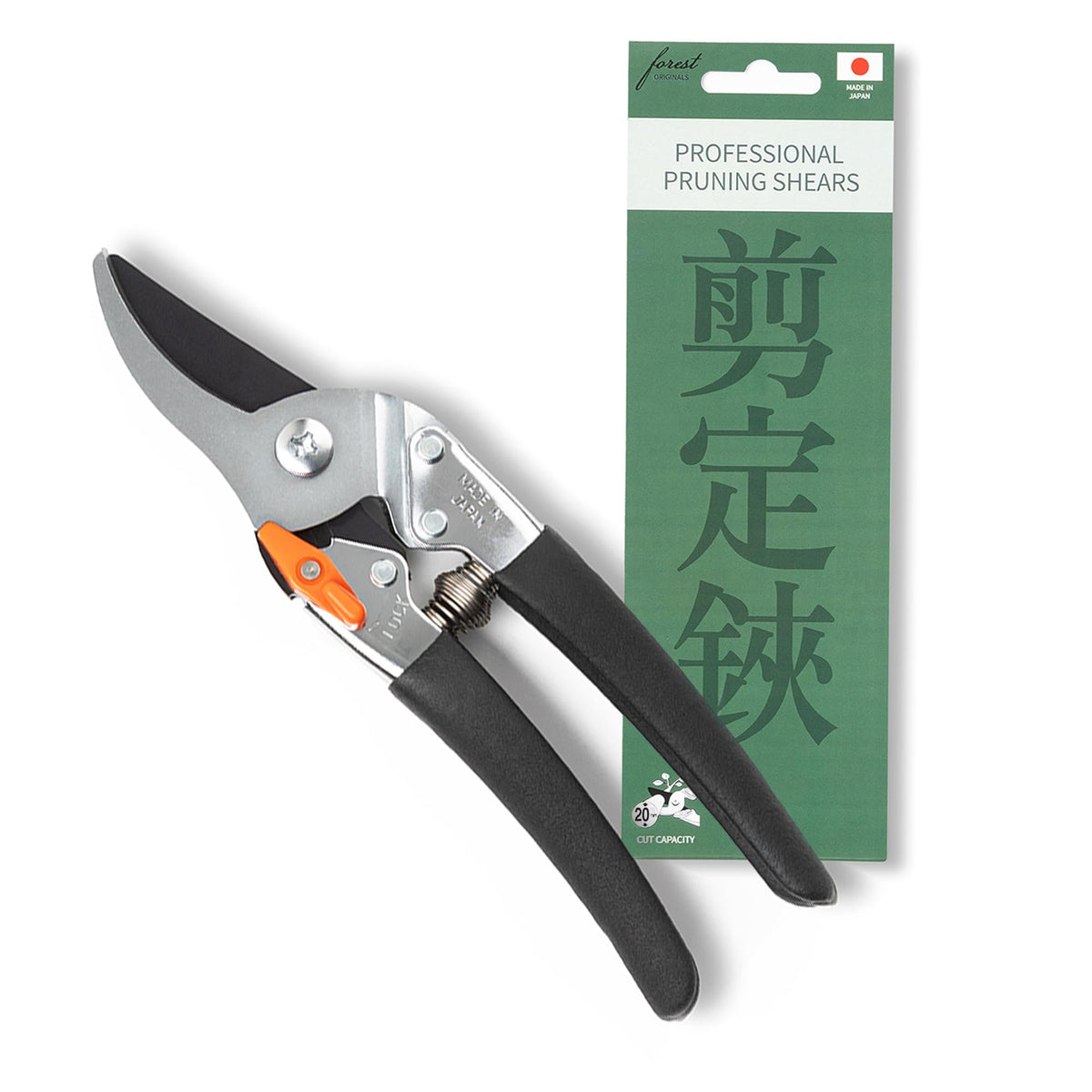 Forest Originals Saboten pruning shears with closed blades for precise cuts