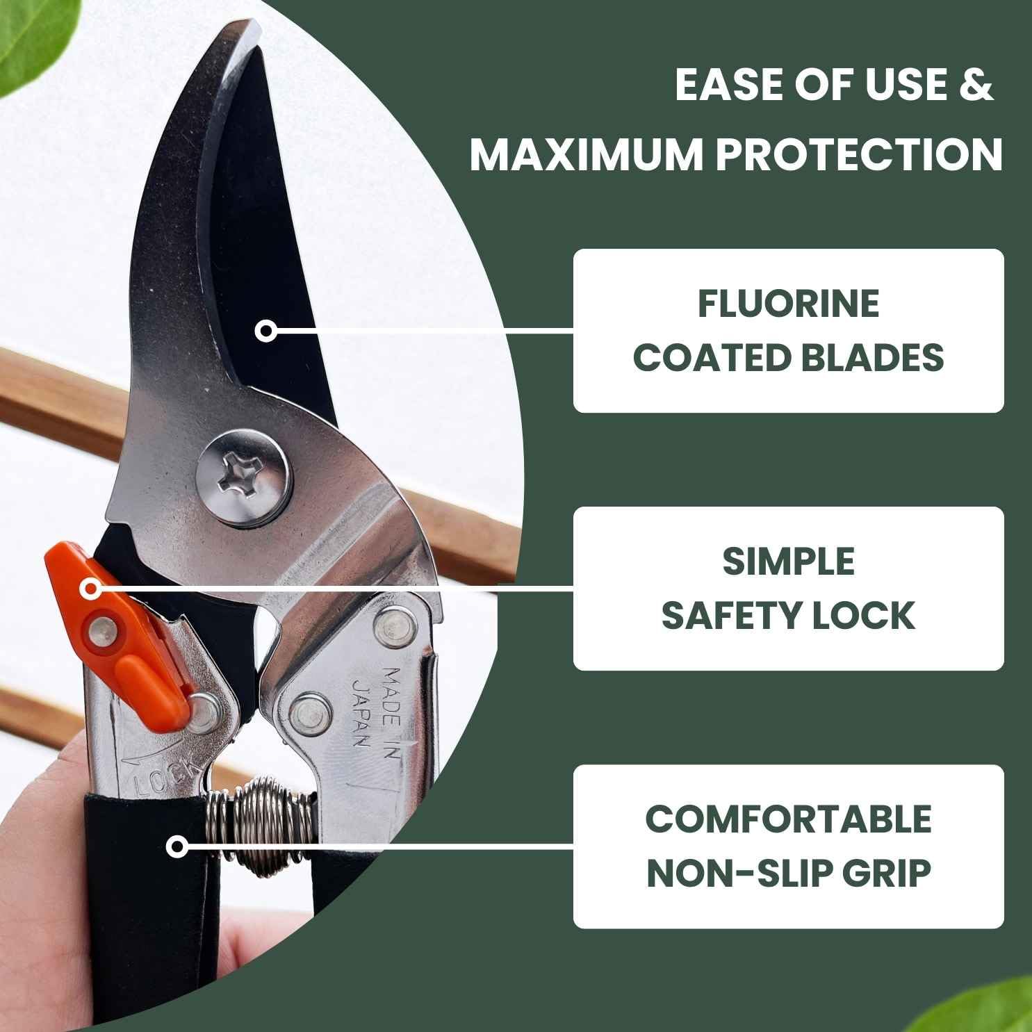 Saboten blades heat-treated for crisp, clean cuts