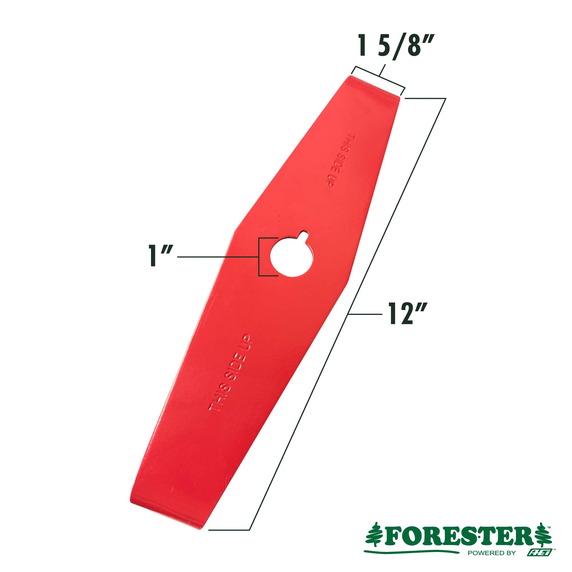 FORESTER 12in blade built with hardened steel resists wear during heavy use