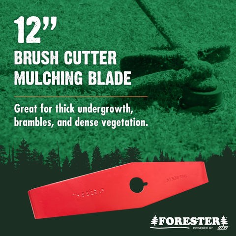 FORESTER 2-tooth tapered blade demonstrates fast, smooth cutting action