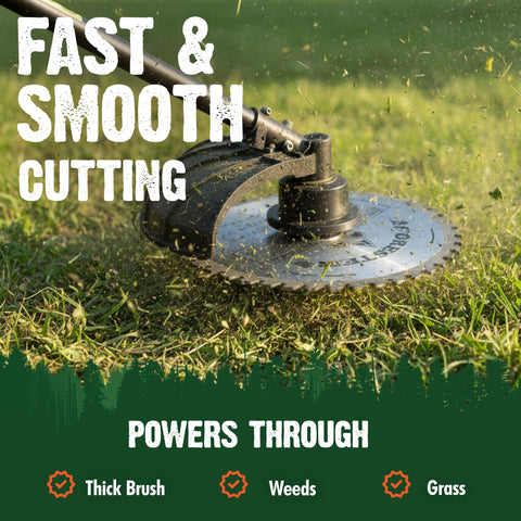 FORESTER 1-inch arbor with 20mm bushing enables versatile installation.