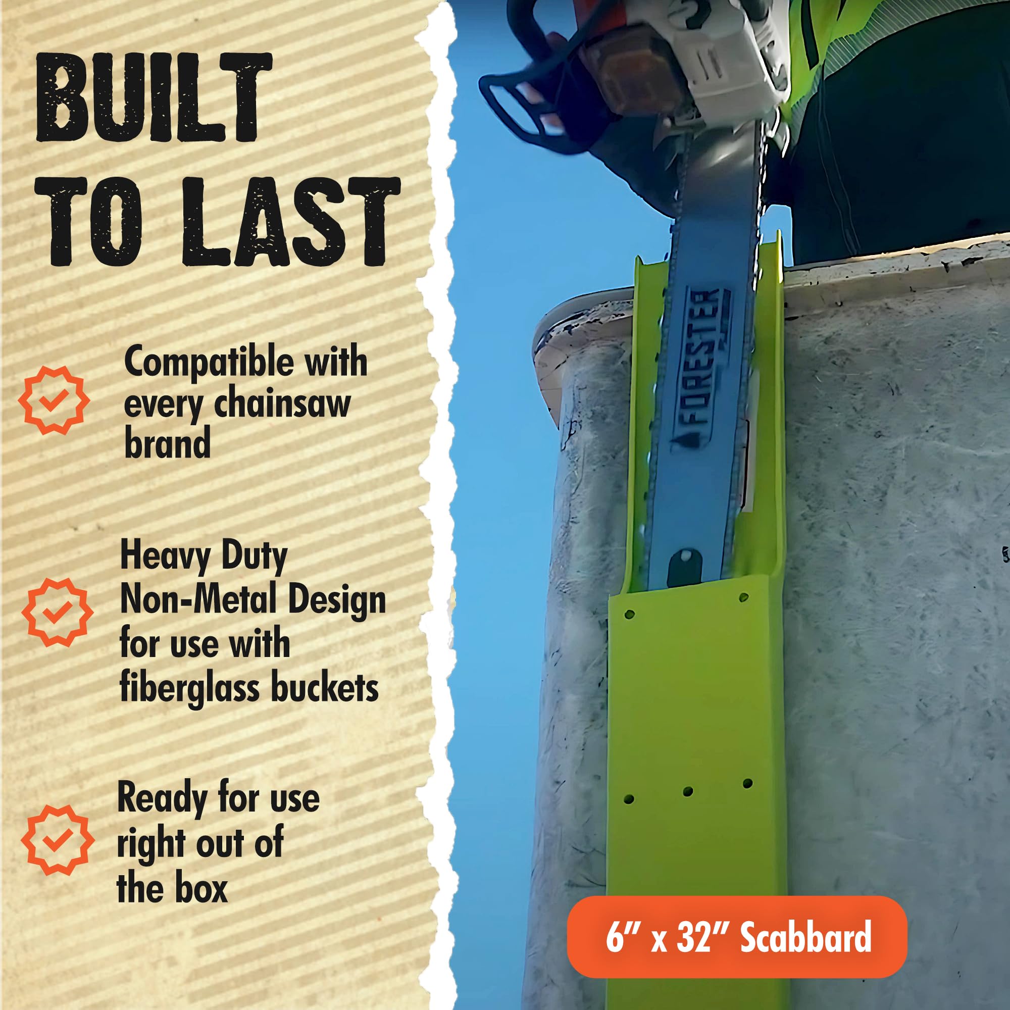 Forester bucket-edge mount keeps tools organized and accessible on demand