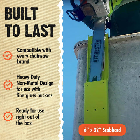 Forester bucket-edge mount keeps tools organized and accessible on demand