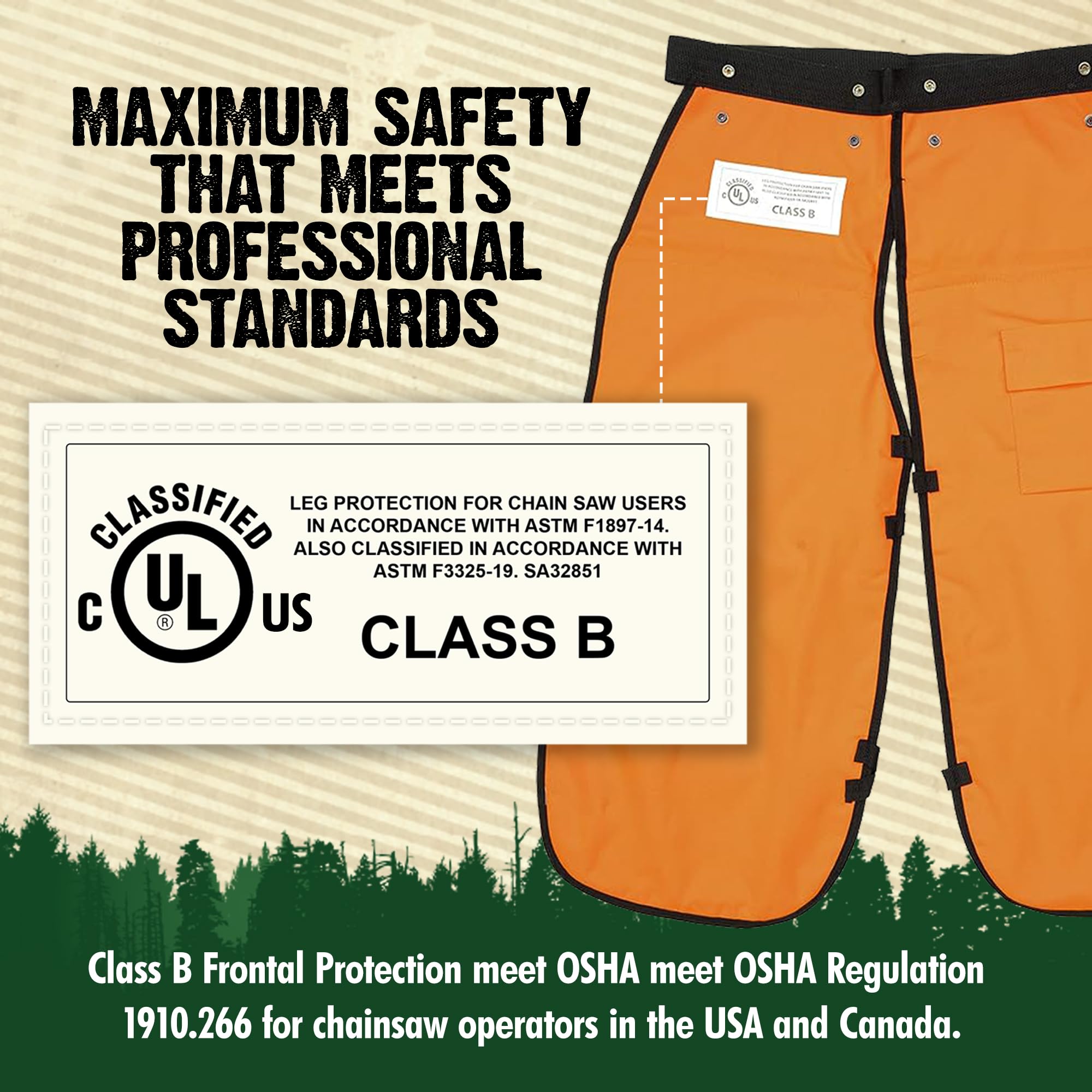 FORESTER water and oil-repellent outer shell keeps gear clean.