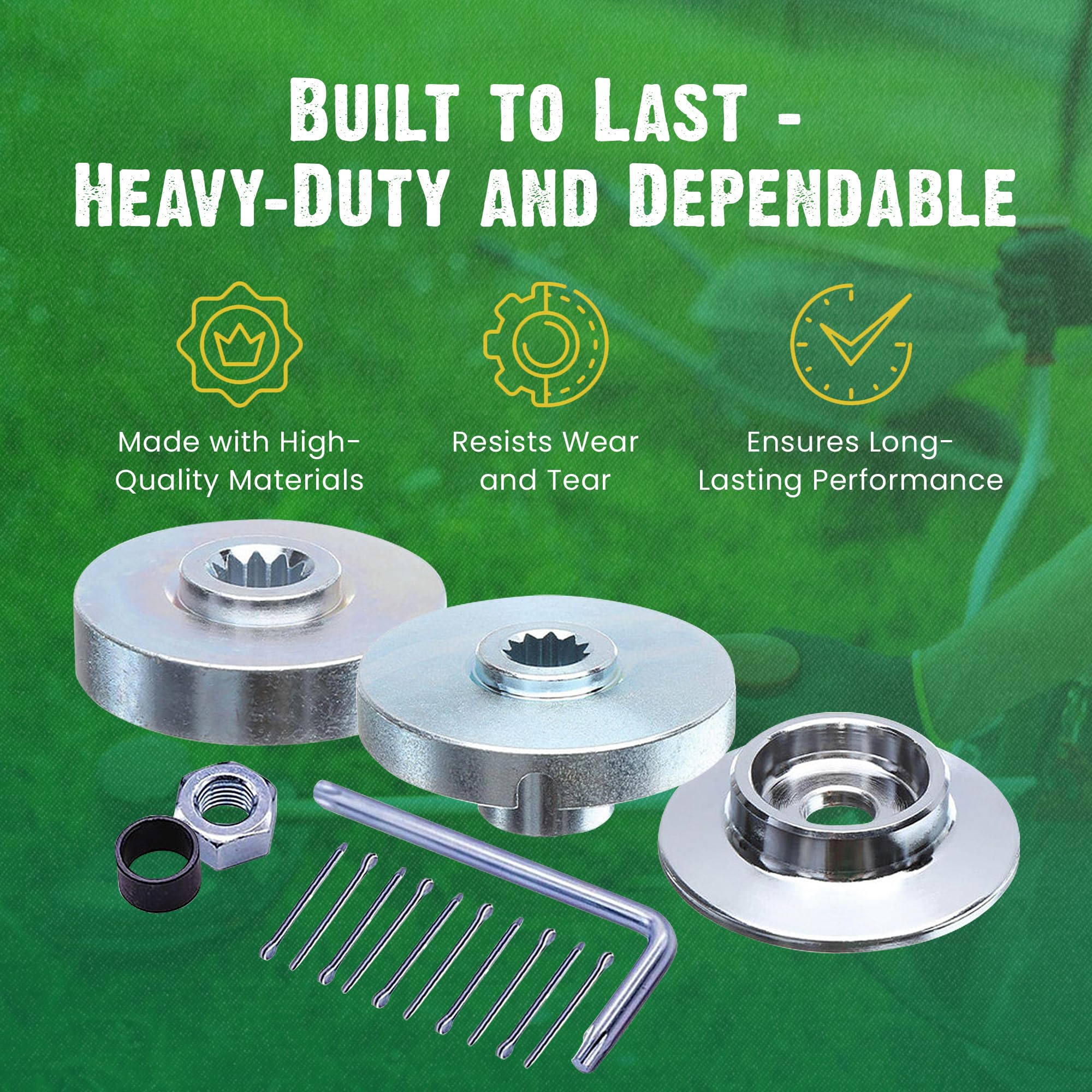 FORESTER durable components built for rugged yard work.