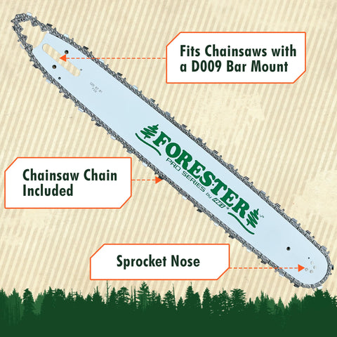 FORESTER easy-install steps illustrate quick setup for minimal downtime.