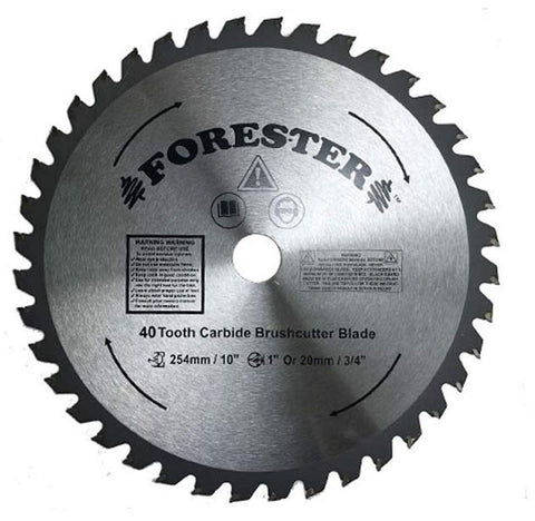 FORESTER heavy-duty cutting performance in dense brush scenario