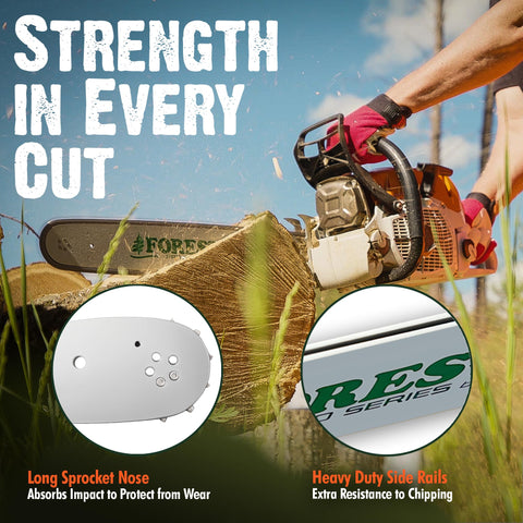 FORESTER lightweight laminated steel construction reduces operator fatigue during long jobs.