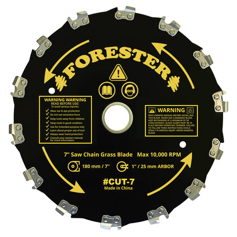 FORESTER packaged blade with guard for safe storage