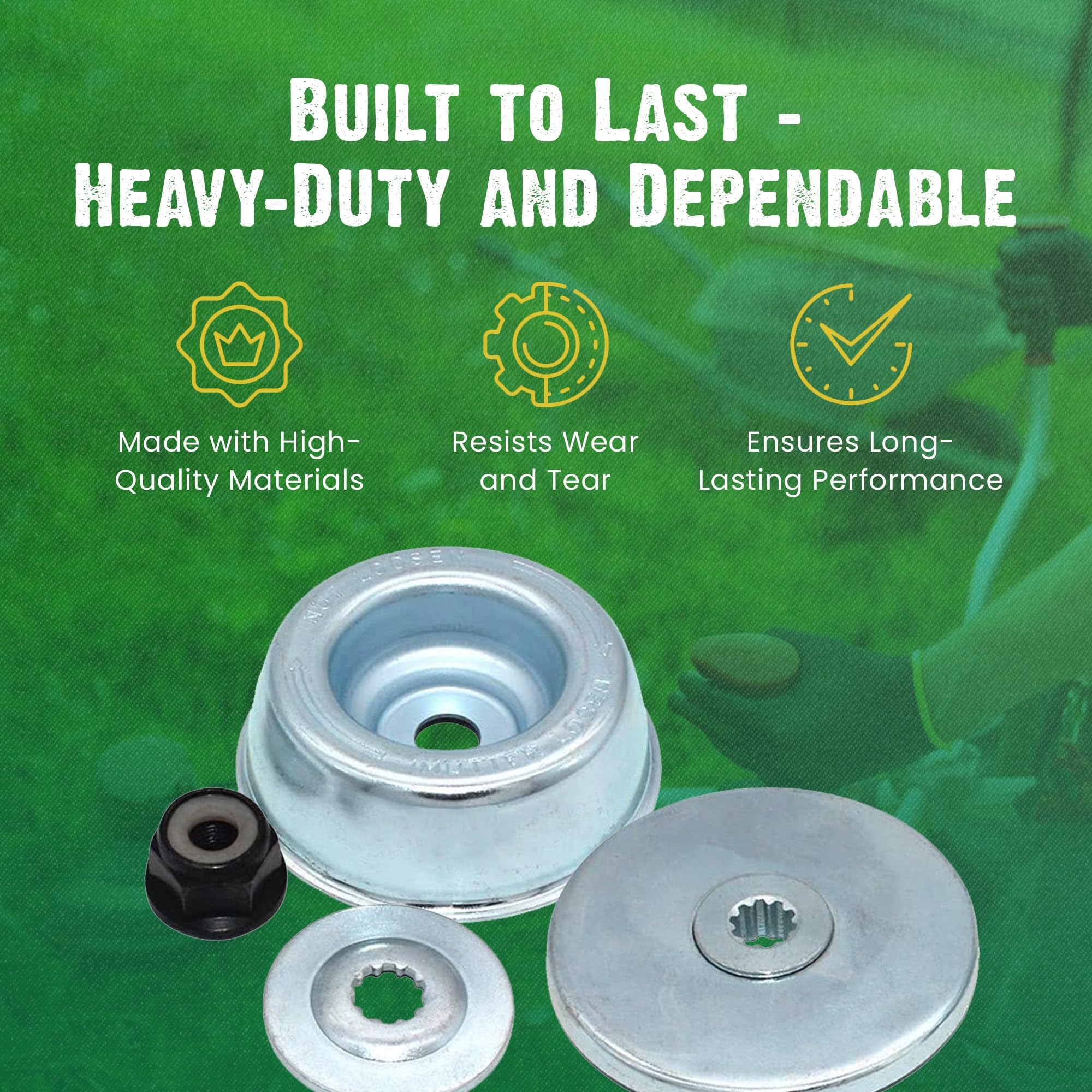 A user installs FORESTER kit on a brushcutter for versatile cutting.