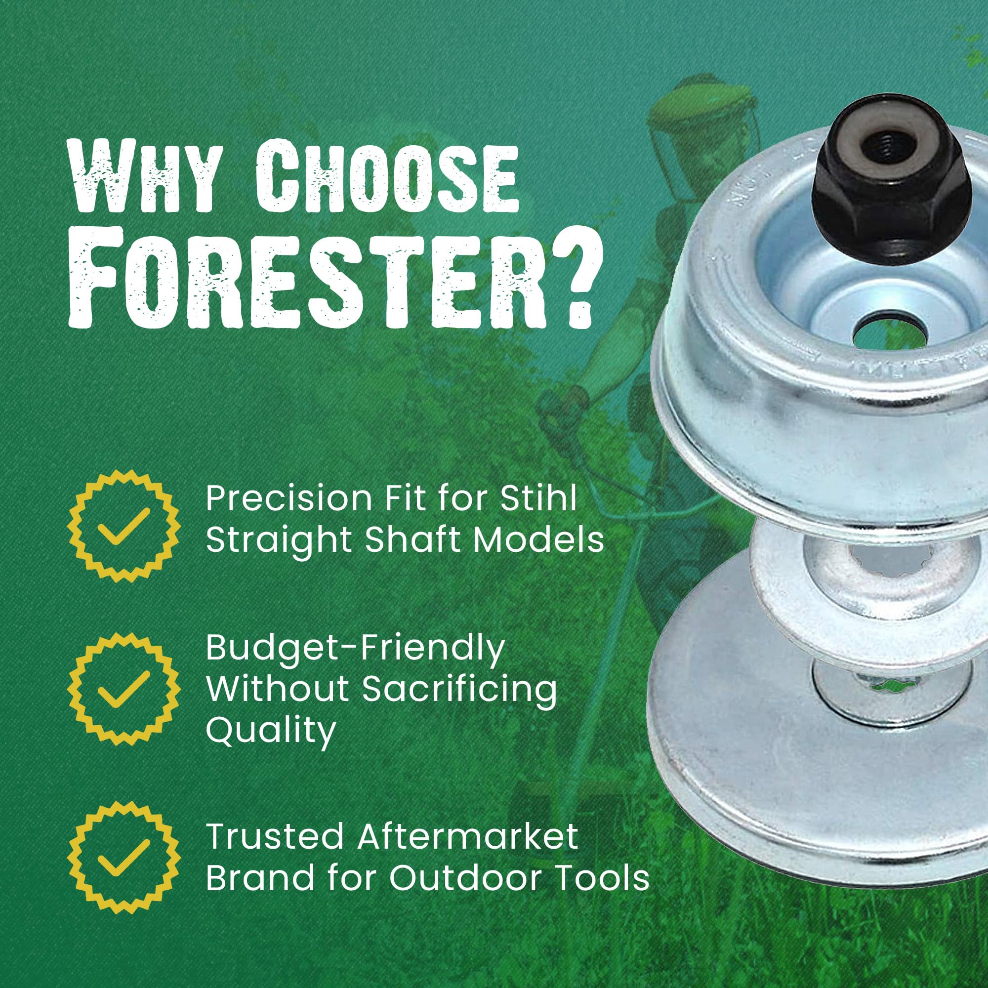 Compact packaging and easy-grip handle of FORESTER kit for portable setup.