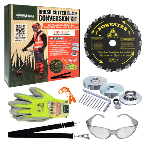 FORESTER gloves provide grip and cut protection during trimming.