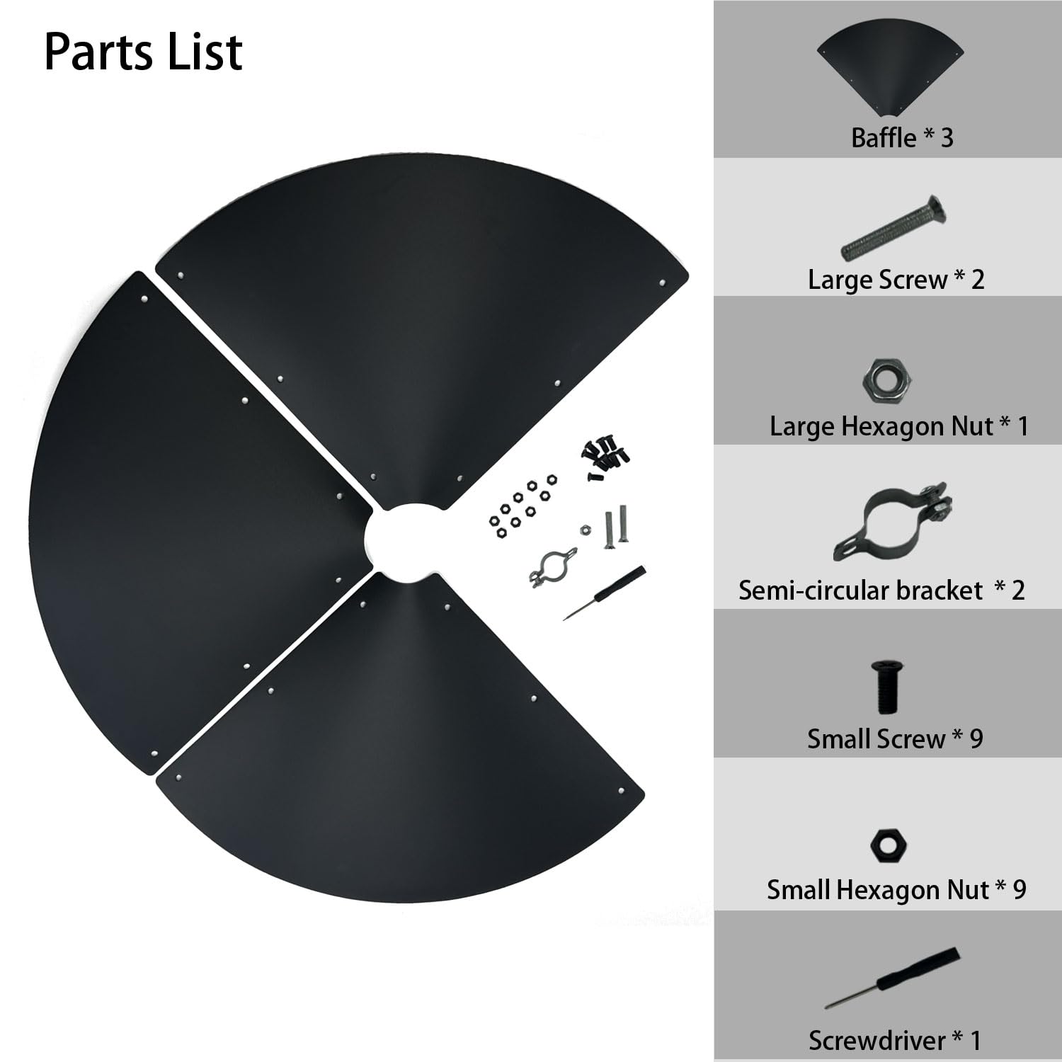 Forever Song installation-friendly baffle with guides for quick mounting.