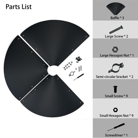 Forever Song installation-friendly baffle with guides for quick mounting.