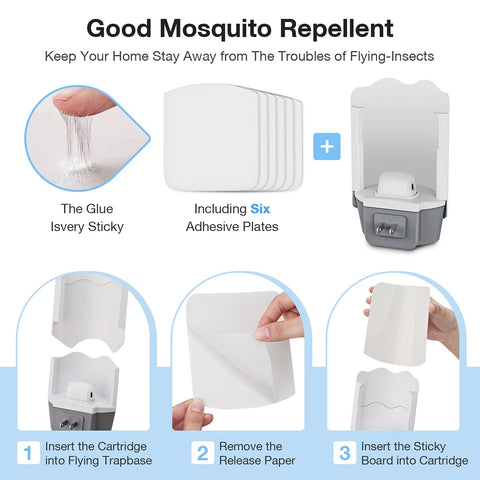 Forhimn 12-pack refill glue cards image; easy replacement for ongoing pest control.