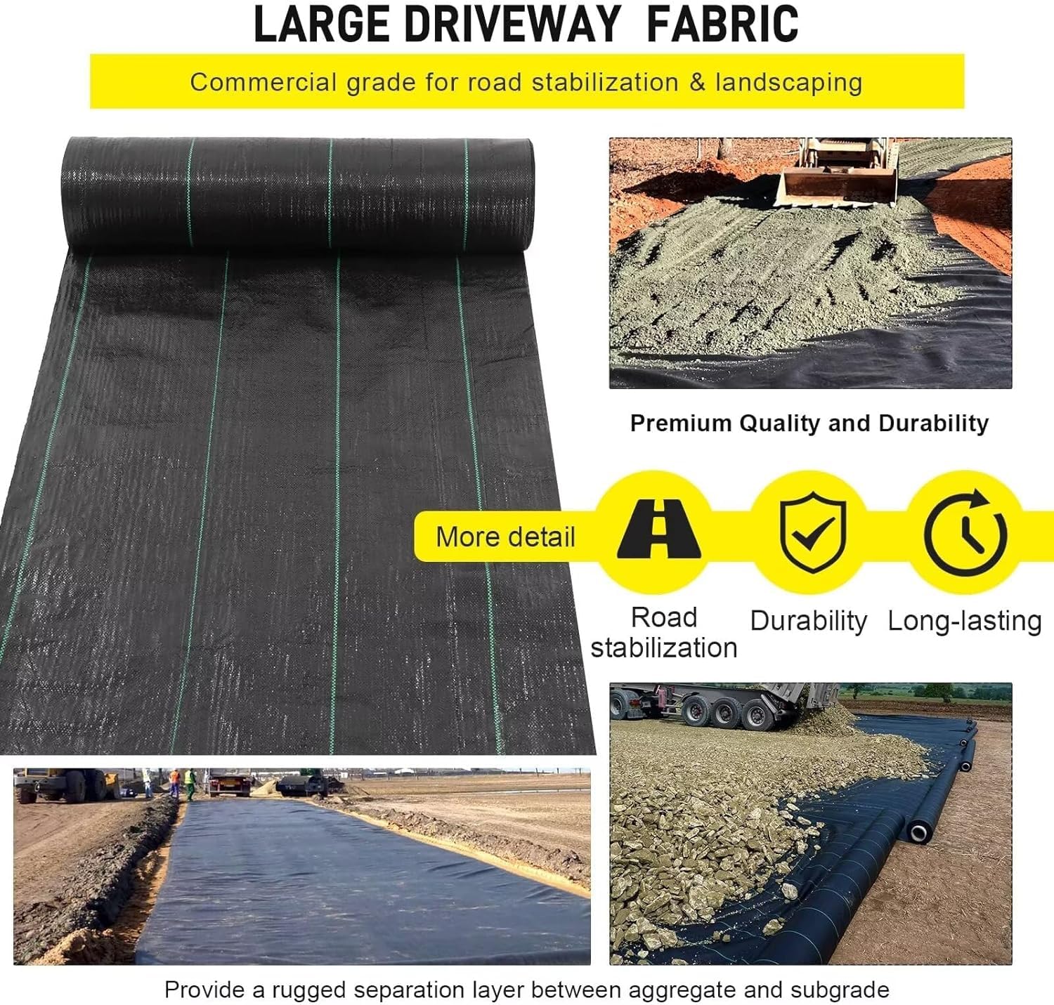 Forimo French drain fabric, supports drainage and soil moisture management.