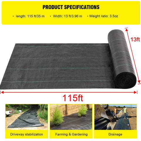Forimo landscape fabric heavy-duty 3-5oz supports soil moisture and plant health.