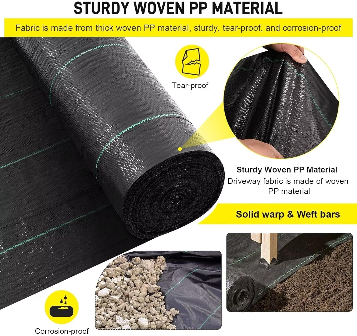 Forimo landscape fabric heavy-duty 5oz, breathable and durable for soil health.
