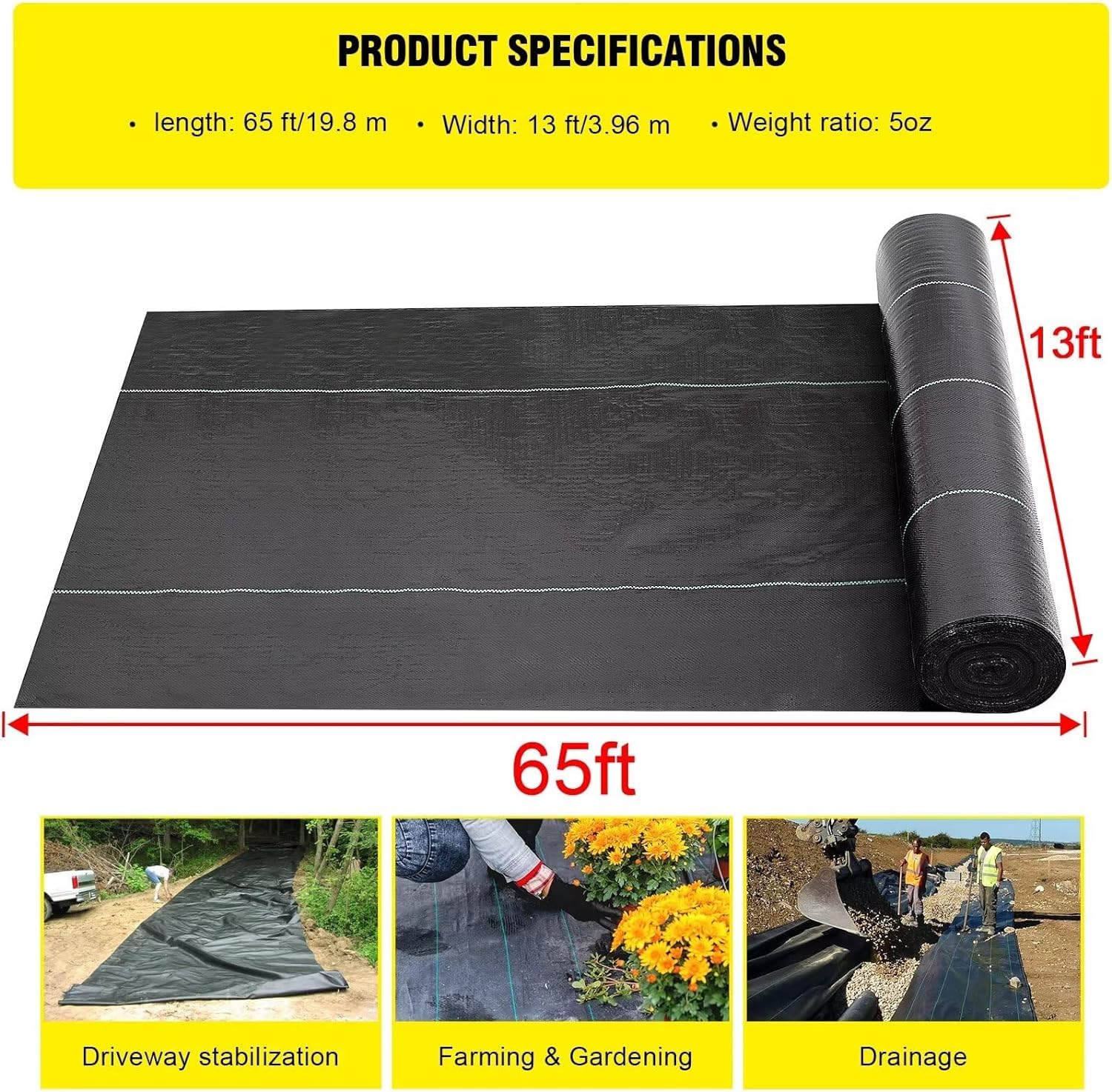 Forimo road fabric commercial barrier, ideal for slopes and barrier protection.