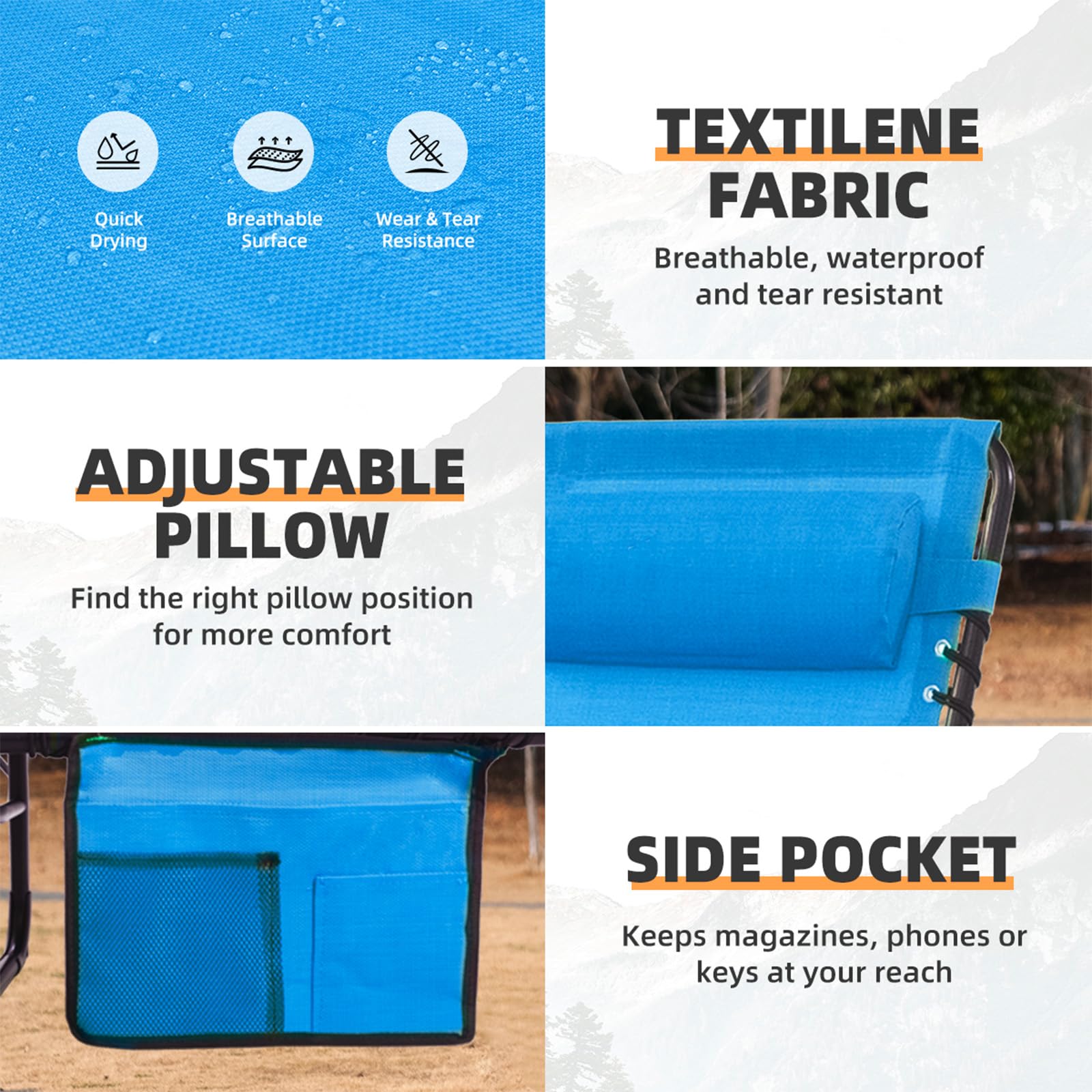 Foristrail anti slip feet blue prevent slips on wet surfaces