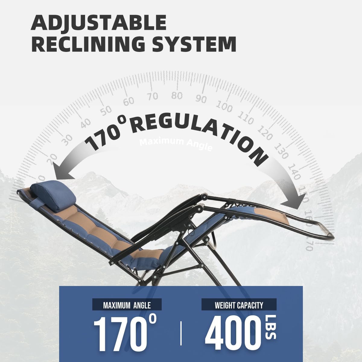 Foristrail chair folds quickly for easy transport and storage.