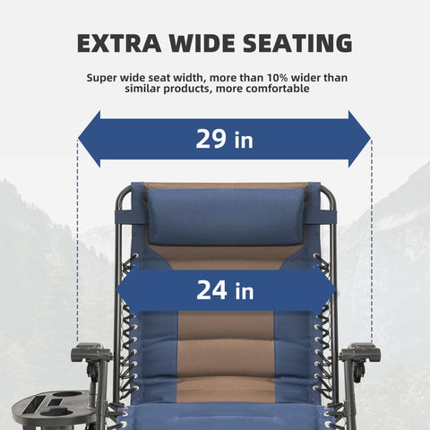 Foristrail chair features a powder-coated steel frame for sturdy support.