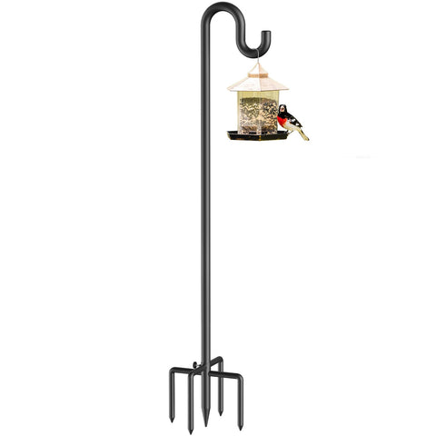 Forlogic bird feeder pole 76in keeps heavy feeders secure in any garden