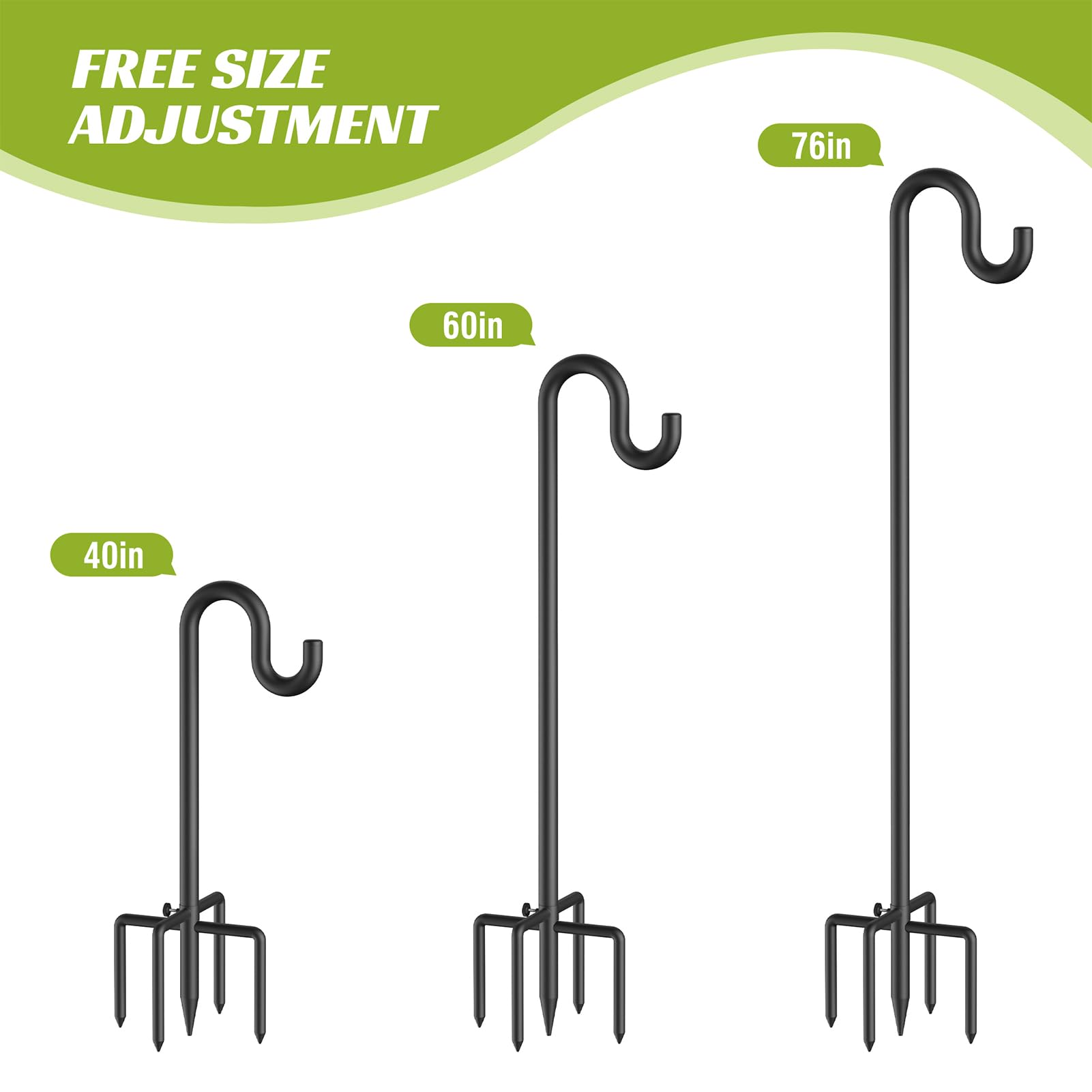 Forlogic multi-purpose garden hanger suitable for bird feeders and lighting