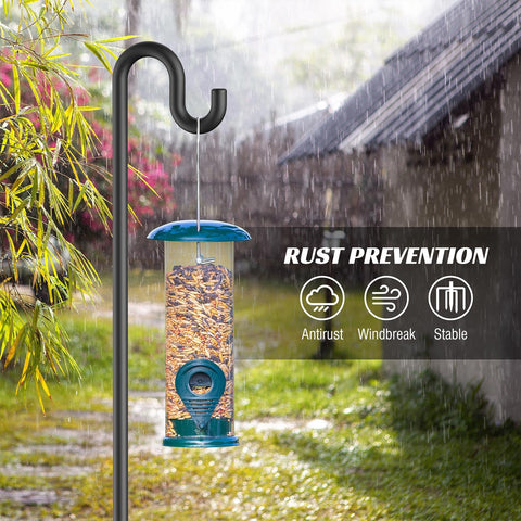 Forlogic plant baskets, lanterns, and solar lights hangers for ambient outdoor decor