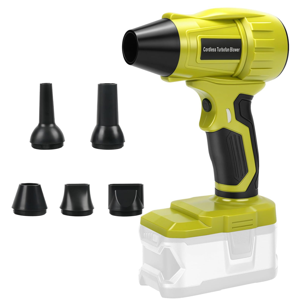FormiPow cordless leaf blower with Ryobi compatibility for versatile outdoor cleanup.