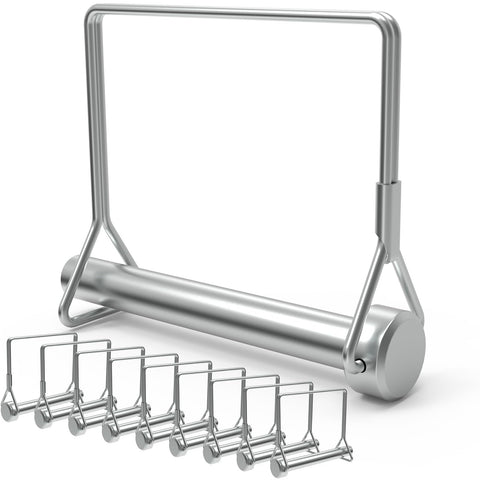 ForoGore 10-pack 3/8-inch square trailer pin secures connections safely.