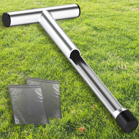 ForoGore soil sampling kit includes two sample bags for convenient collection.