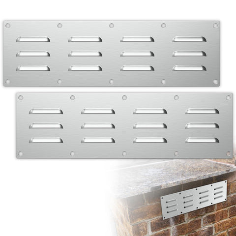 FOROIRON venting panel close-up, showcasing 304 stainless steel durability for weather resistant outdoor use.