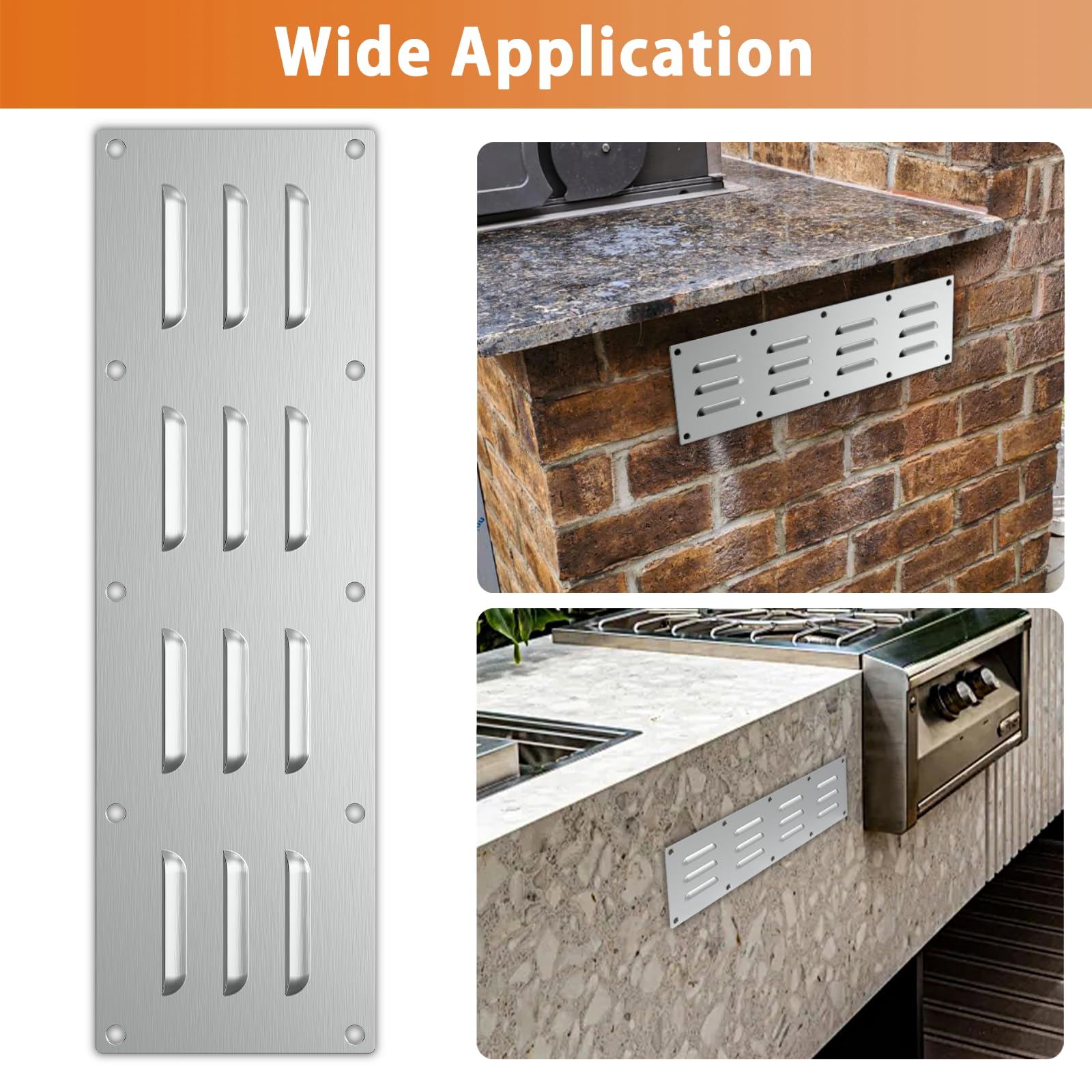 FOROIRON vent panel in rain shows rust-proof performance for outdoor patios.