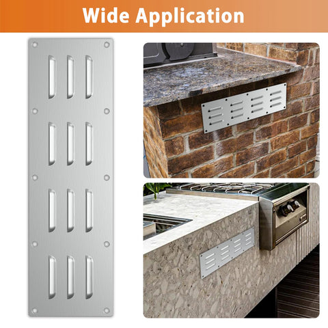 FOROIRON vent panel in rain shows rust-proof performance for outdoor patios.