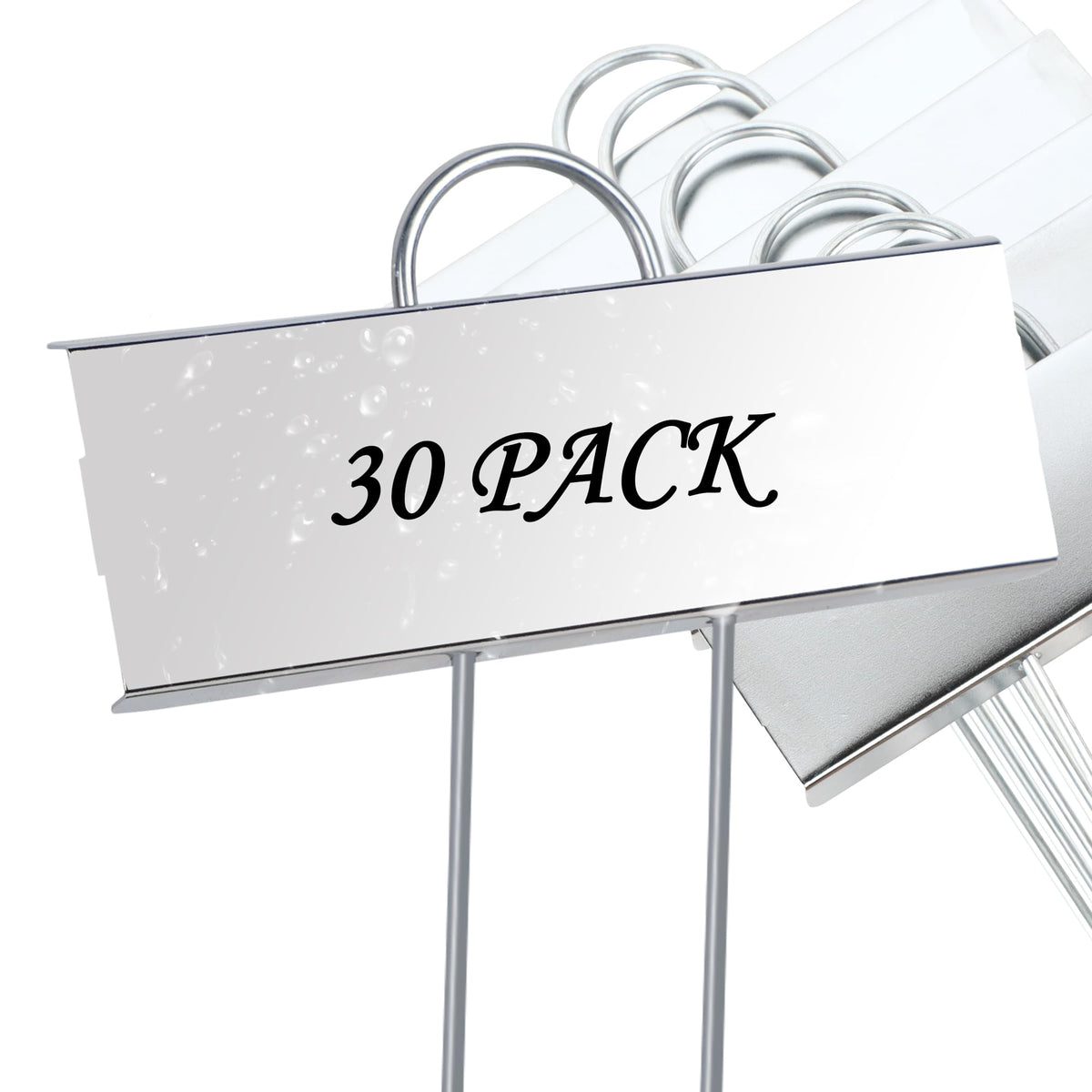 FORUP metal plant labels—30-pack; durable markers for garden organization