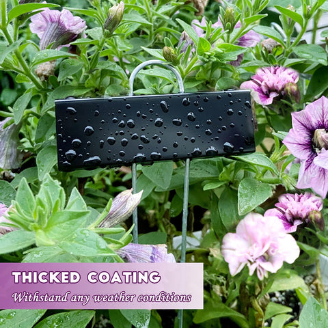 FORUP reusable garden signs with a paint pen for relabeling after reuse.