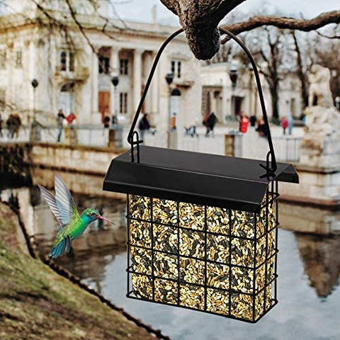 Forup suet feeder open case airflow keeps suet fresh in use.