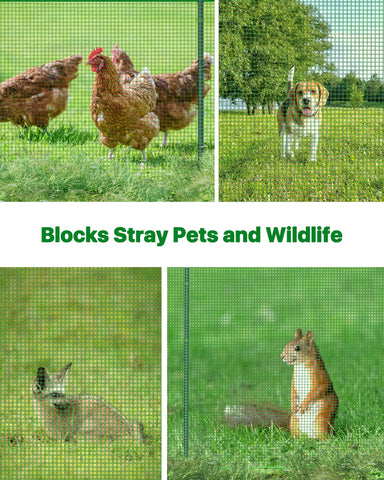 Forvenora portable fence suitable for backyard, patio, and garden setups