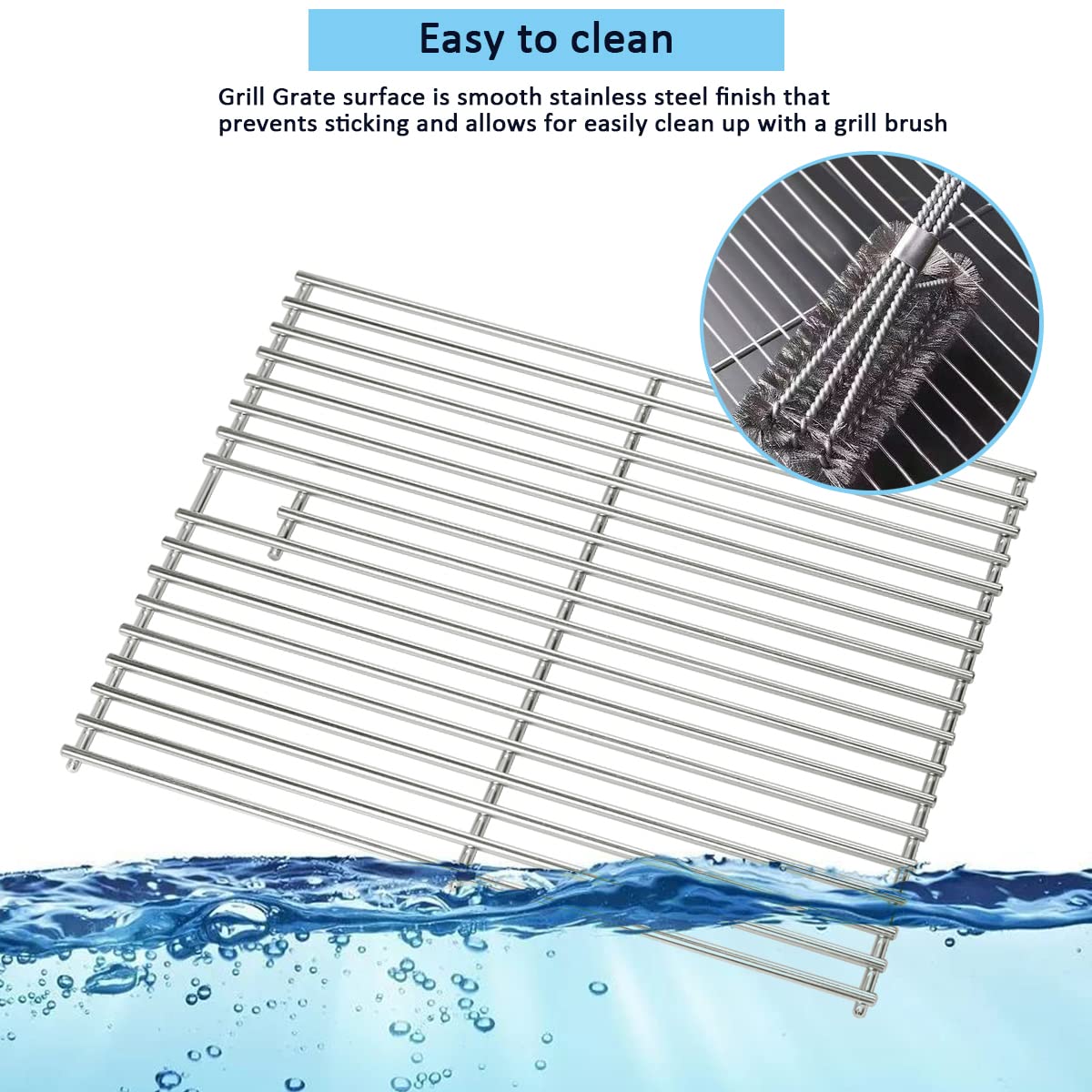 FORYEYC anti-stick 17-inch grate for easy cleaning and quick food release.