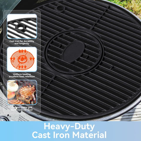 forye yc durable heat distribution across the grate for consistent cooking