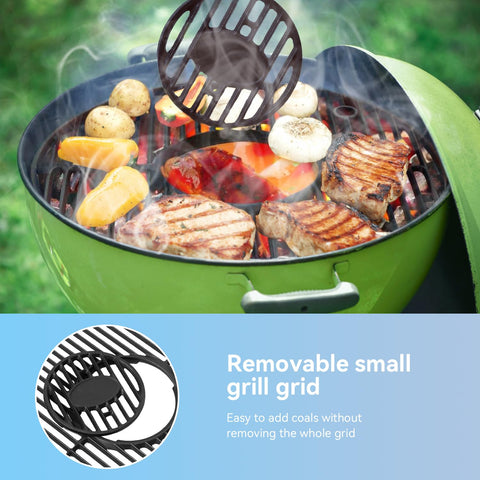 forye yc anti-stick surface for quick, easy grill grate cleaning