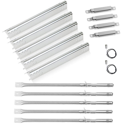FORYEYC grill burner kit for 5-burner Char-Broil with enhanced heat and reliability