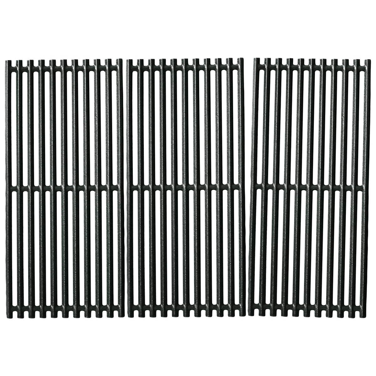FORYEYC 17-inch cast-iron grate close-up showing even heat distribution for consistent grilling