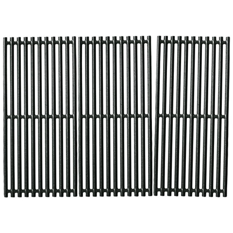 FORYEYC 17-inch cast-iron grate close-up showing even heat distribution for consistent grilling