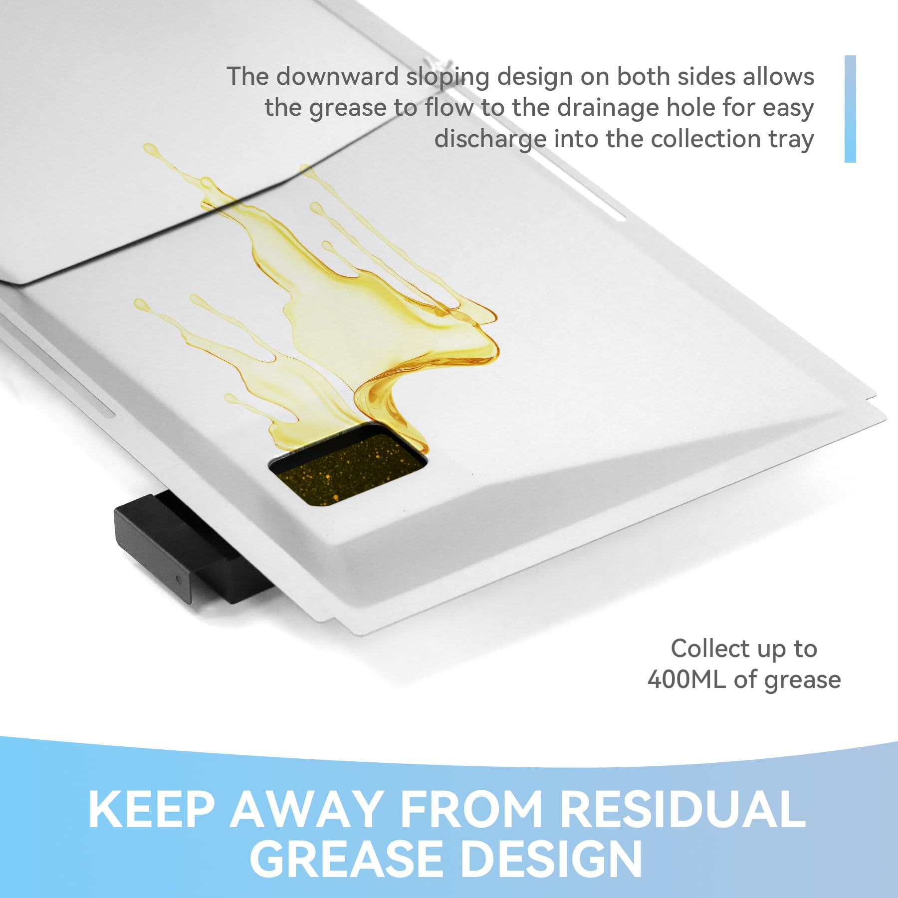 FORYEYC Dyna-Glo compatible tray maintains durable, mess-free grilling