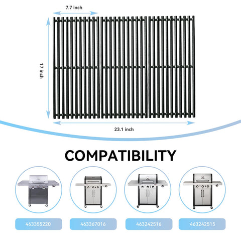 FORYEYC Char-Broil Tru-Infrared compatible grate fitment demonstrated for seamless replacement