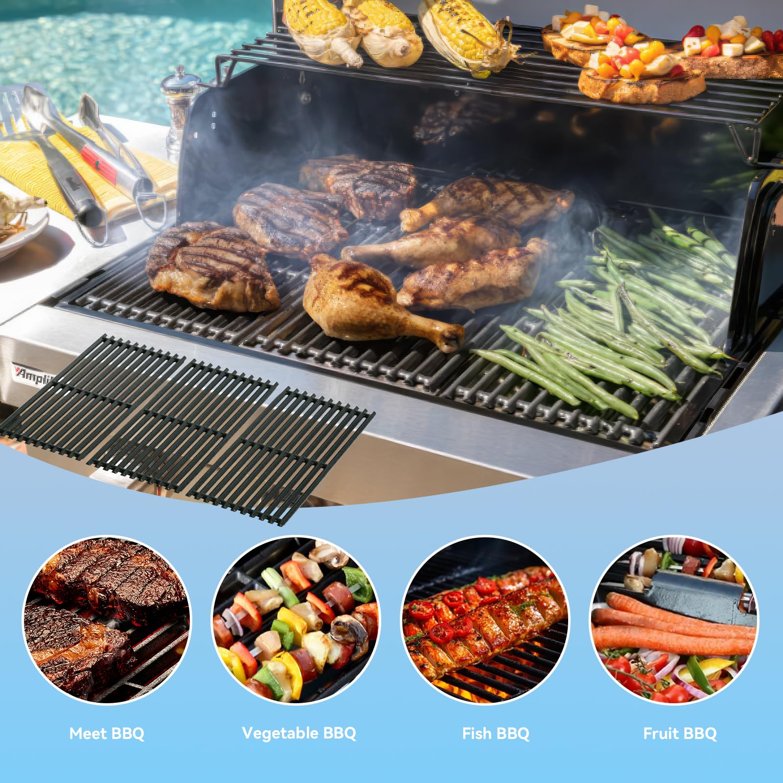 FORYEYC compatible with Char-Broil commercial infrared grills for reliable replacement parts