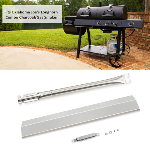 FORYEYC Longhorn stainless burner offers durable, easy-to-clean grilling performance.